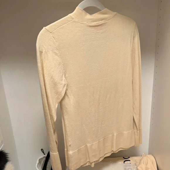 Tory Burch Ivory Button-Up Cardigan - Picture 3 of 3